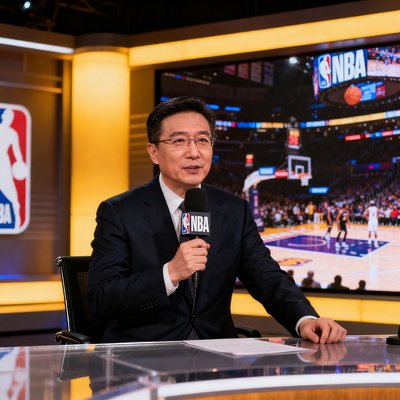 篮球解说苏群，超过20年NBA报道经验，声音极具辨识度