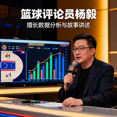 篮球评论员杨毅，擅长数据分析与故事讲述